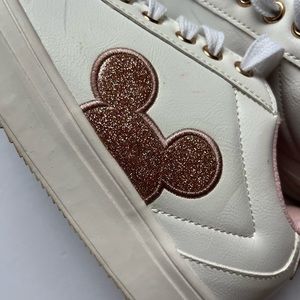 Aldi sparkle rose gold Mickey Disney sneakers